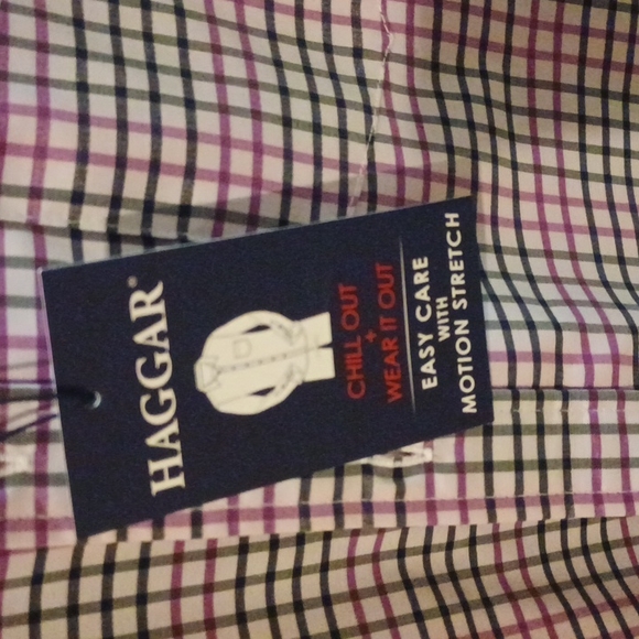 Purple and Black Plaid Shirt - Picture 3 of 3